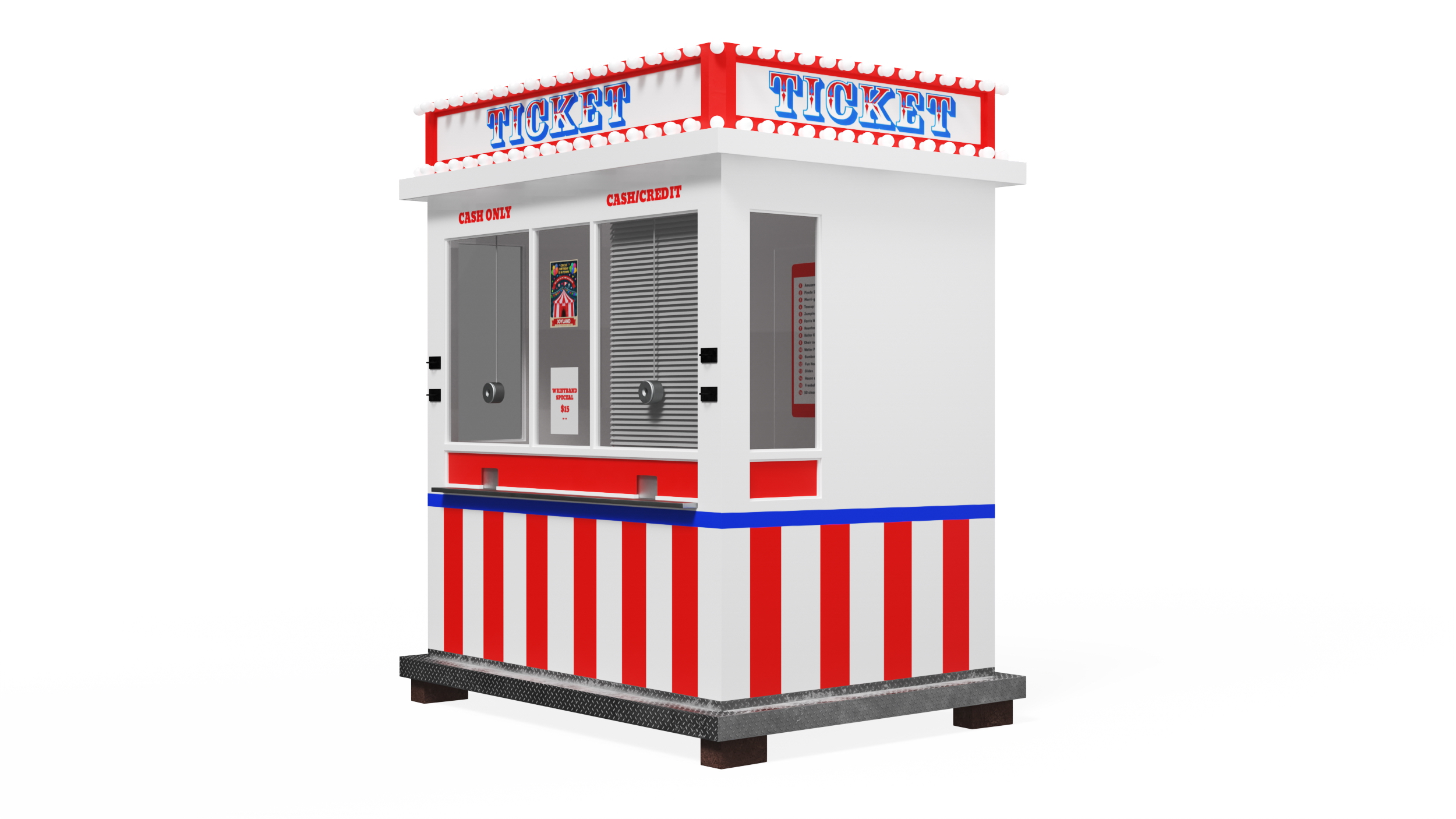 3D model Ticket Booth Classic
