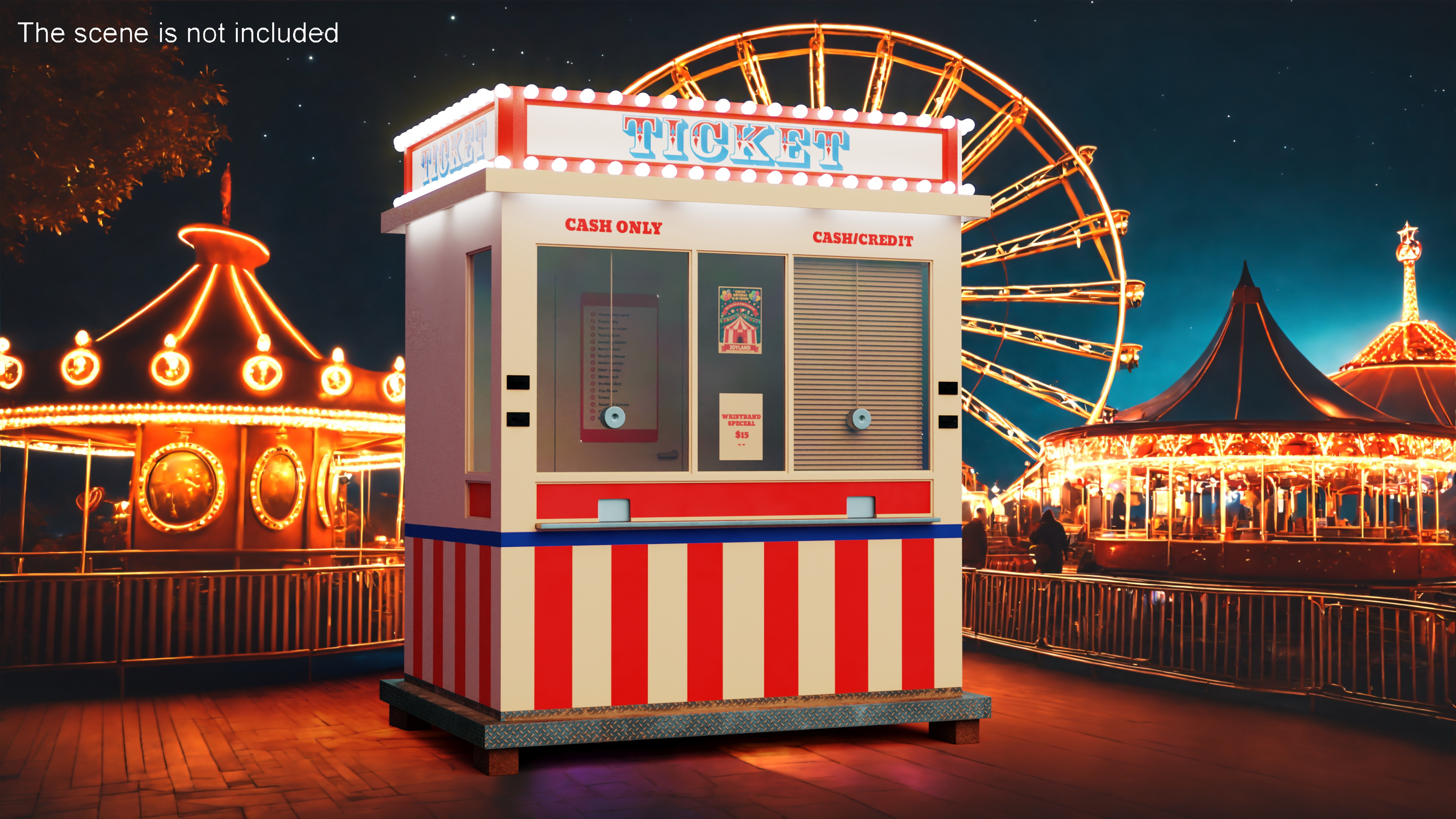 3D model Ticket Booth Classic