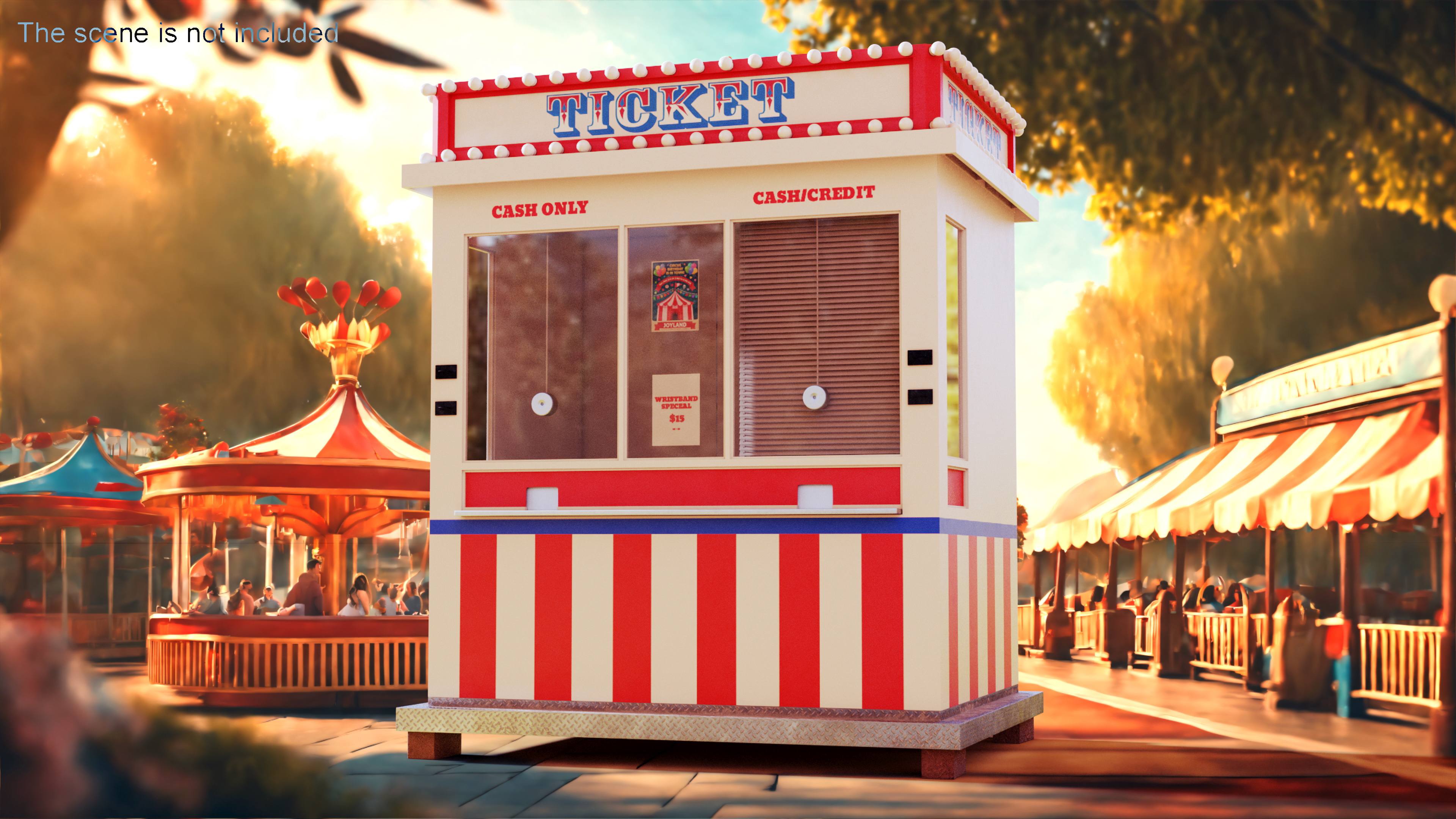 3D model Ticket Booth Classic