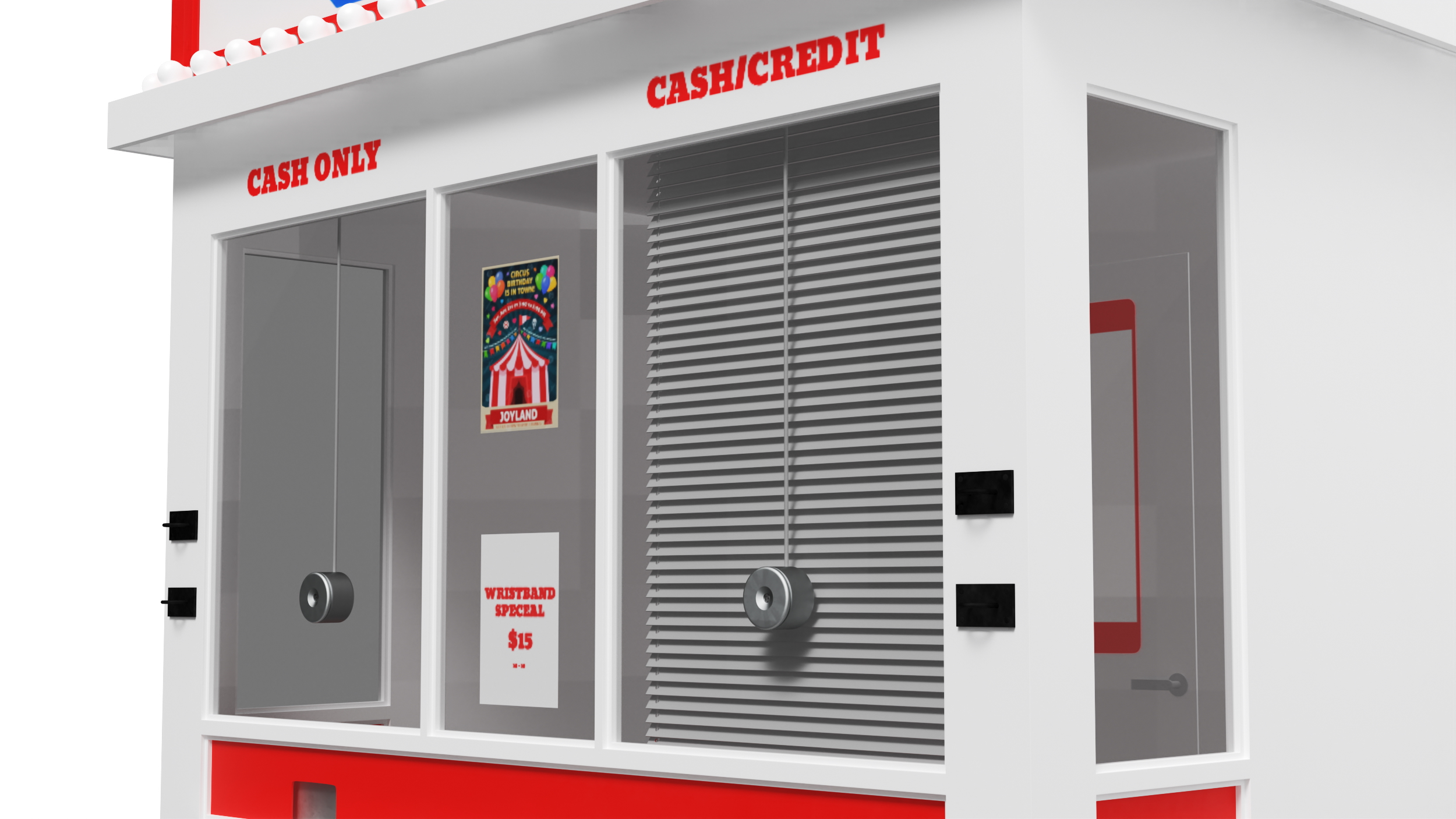 3D model Ticket Booth Classic