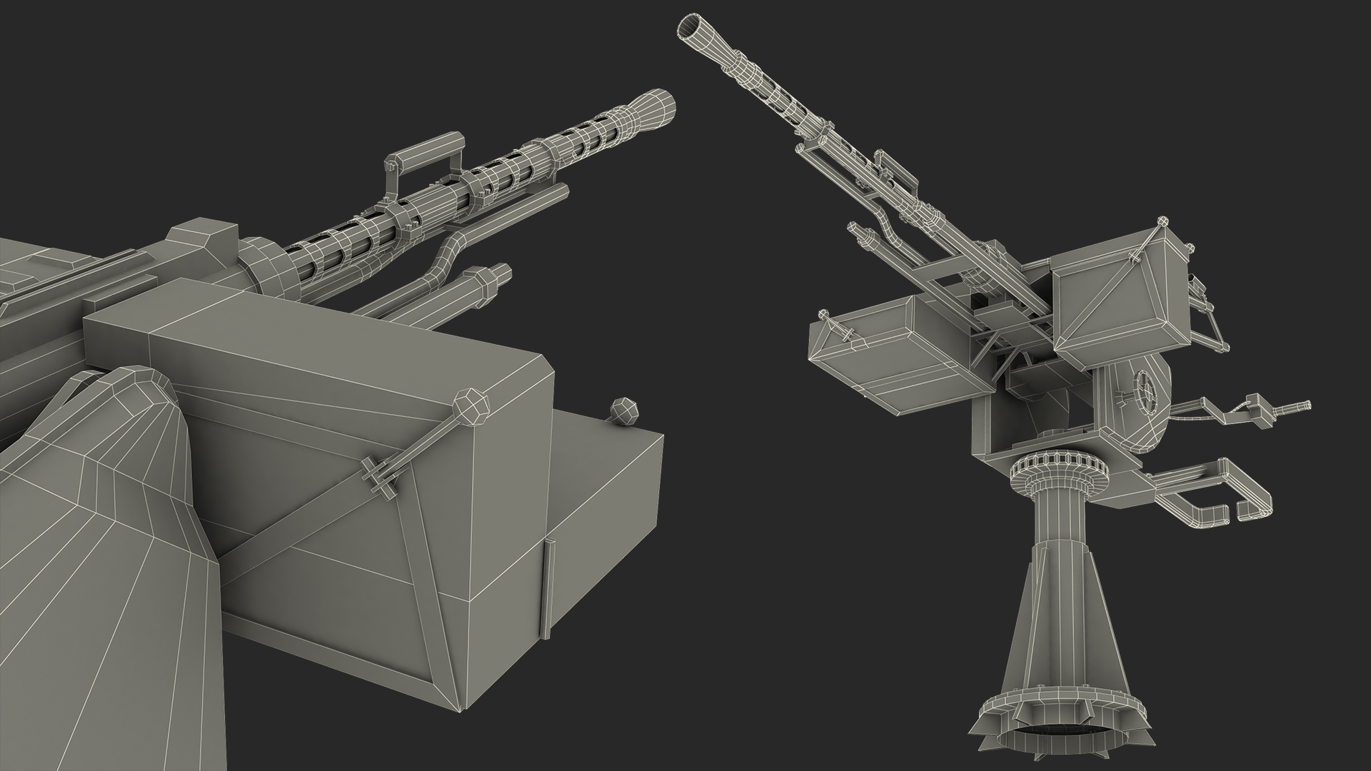 3D MTPU 14 5 mm Marine Machine Gun