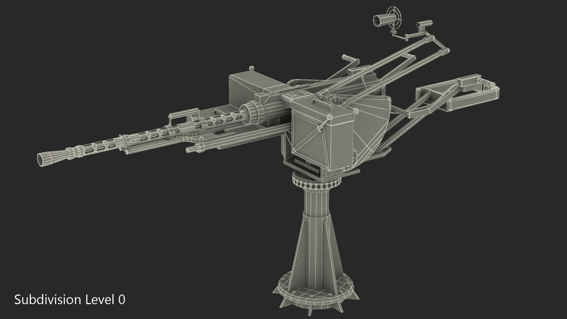 3D MTPU 14 5 mm Marine Machine Gun