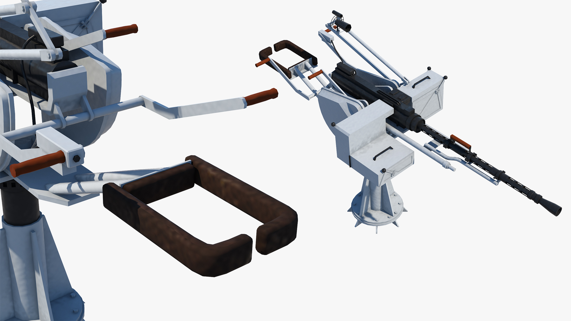 3D MTPU 14 5 mm Marine Machine Gun