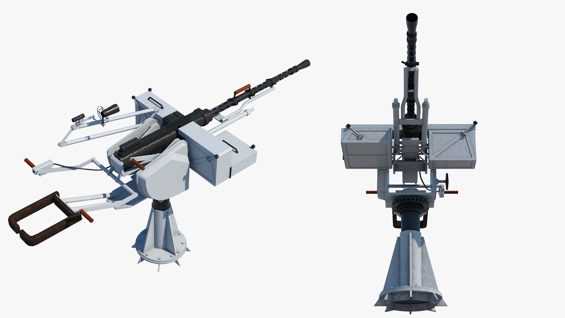 3D MTPU 14 5 mm Marine Machine Gun