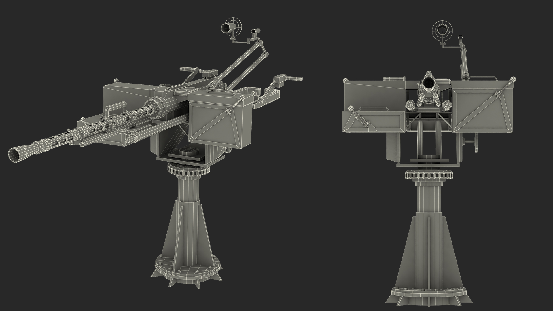 3D MTPU 14 5 mm Marine Machine Gun