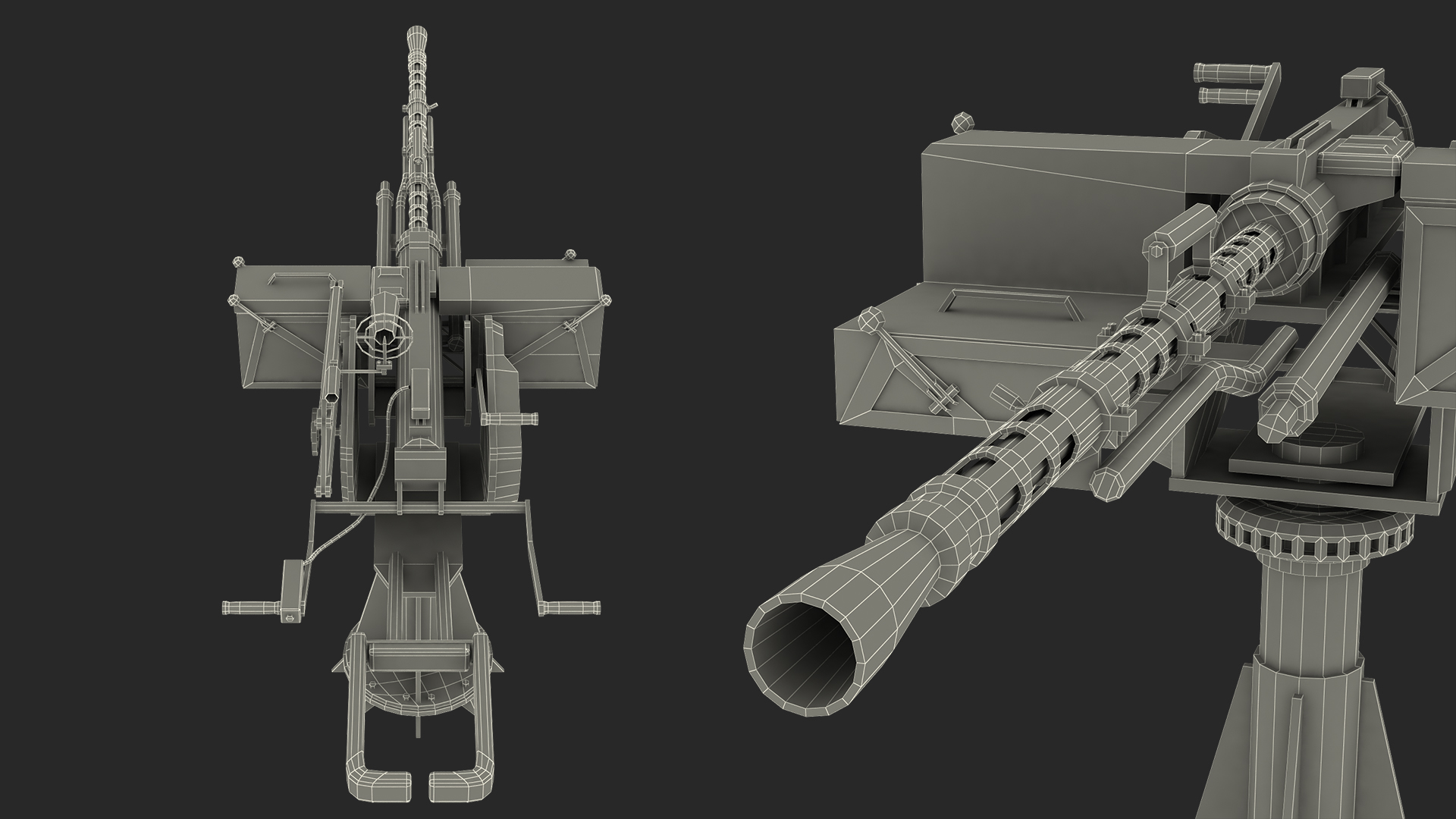 3D MTPU 14 5 mm Marine Machine Gun