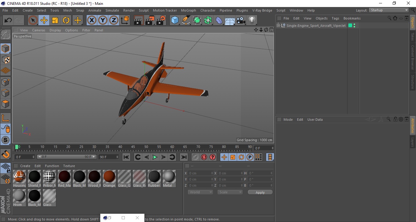 Single-Engine Sport Aircraft ViperJet 3D