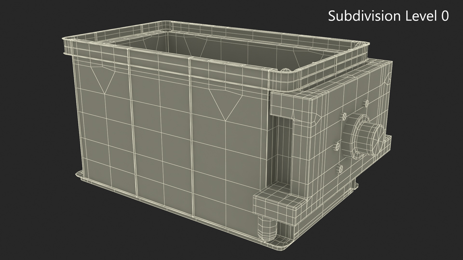 Special Container for Robotic Hand 3D model