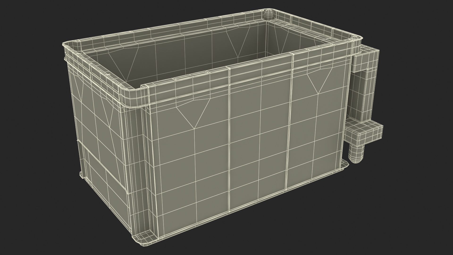 Special Container for Robotic Hand 3D model