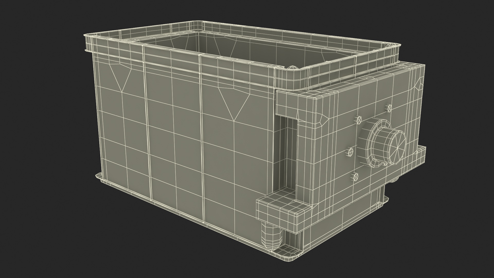 Special Container for Robotic Hand 3D model