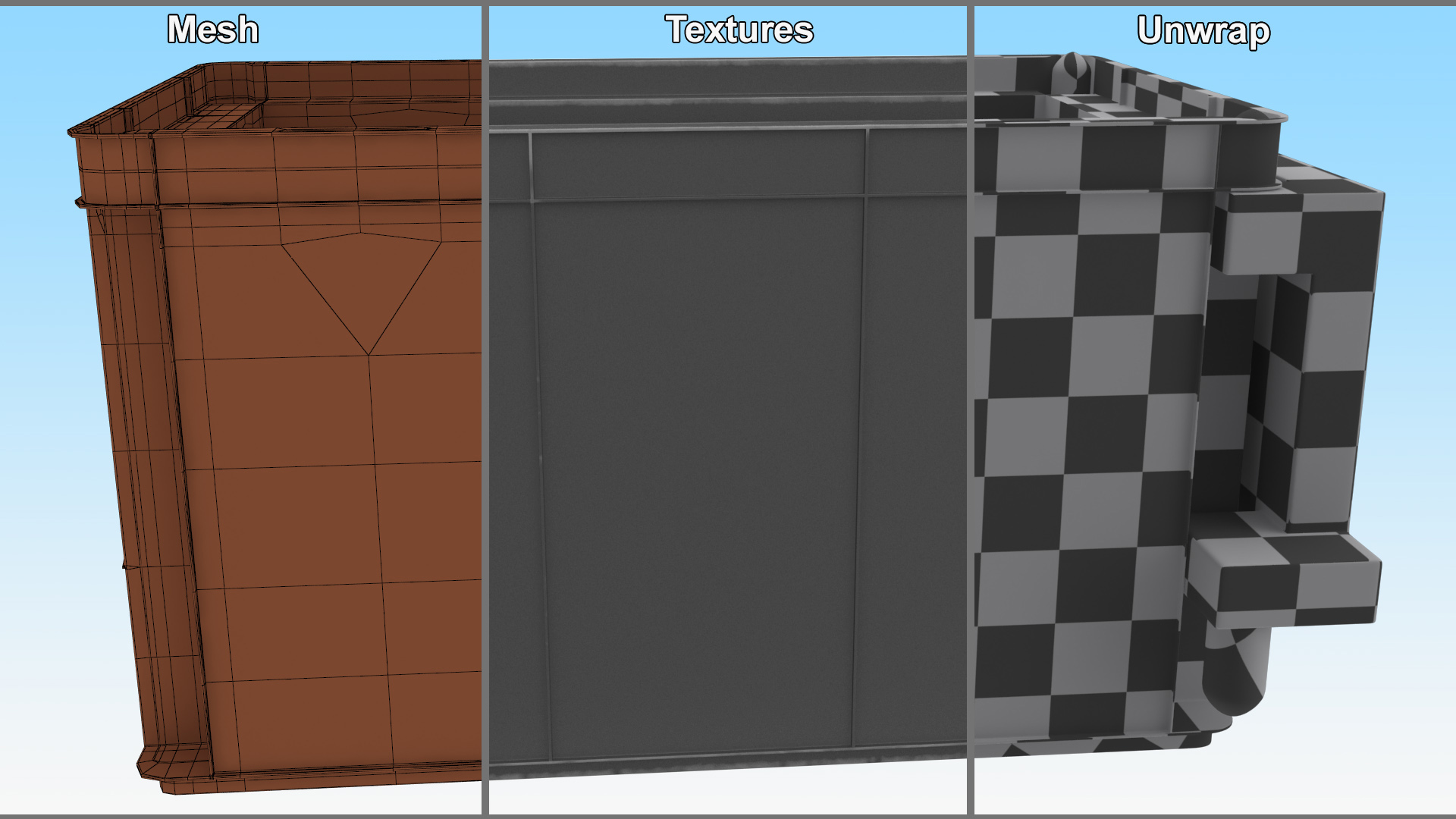 Special Container for Robotic Hand 3D model