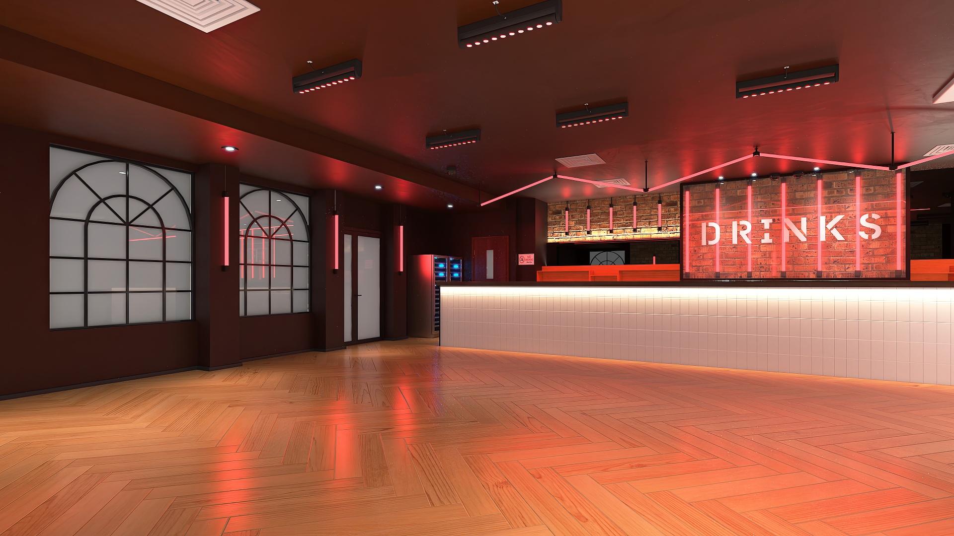 3D model Empty Bar Space