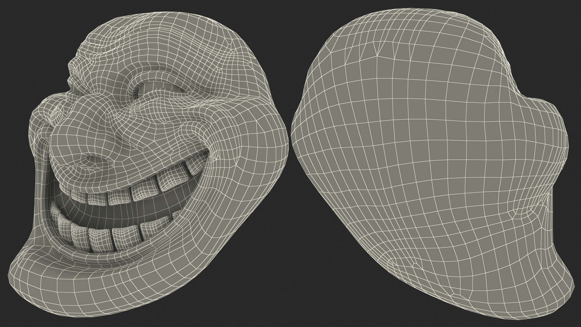 3D model Trollface Human