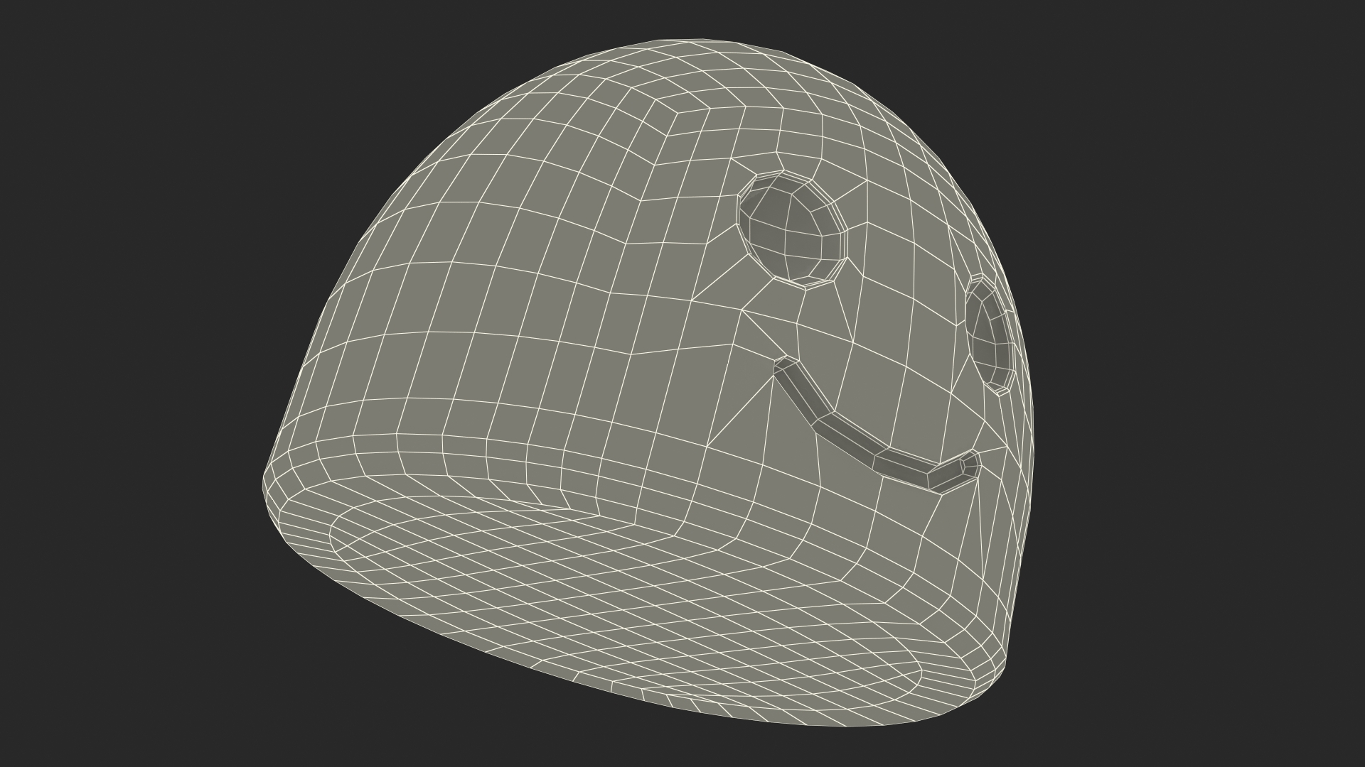 3D model Slightly Smiling Face Android Emoji