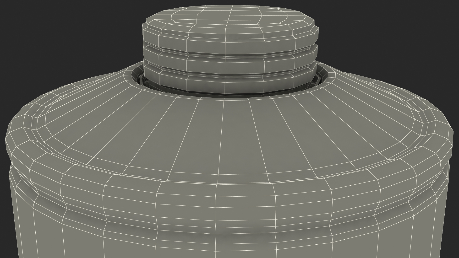 Gas Mask Filter Canister 3D model