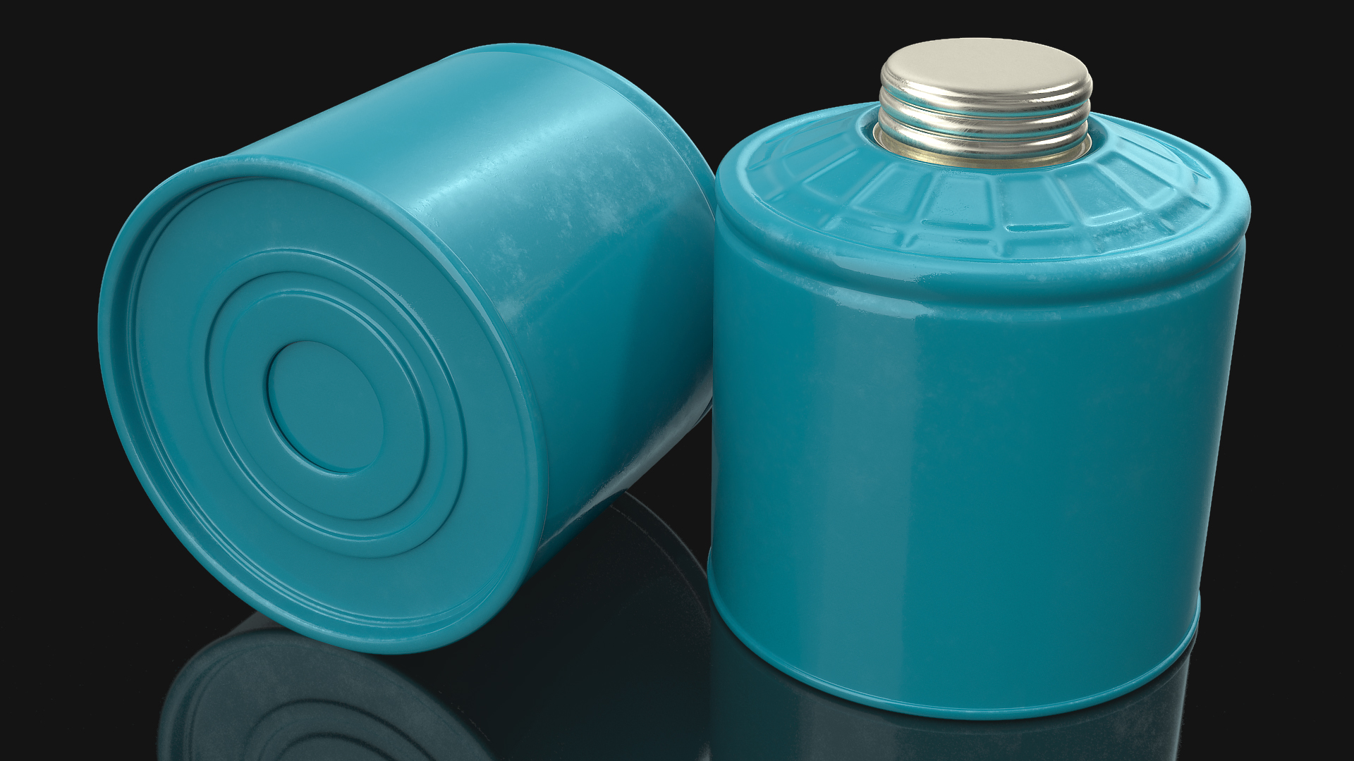 Gas Mask Filter Canister 3D model