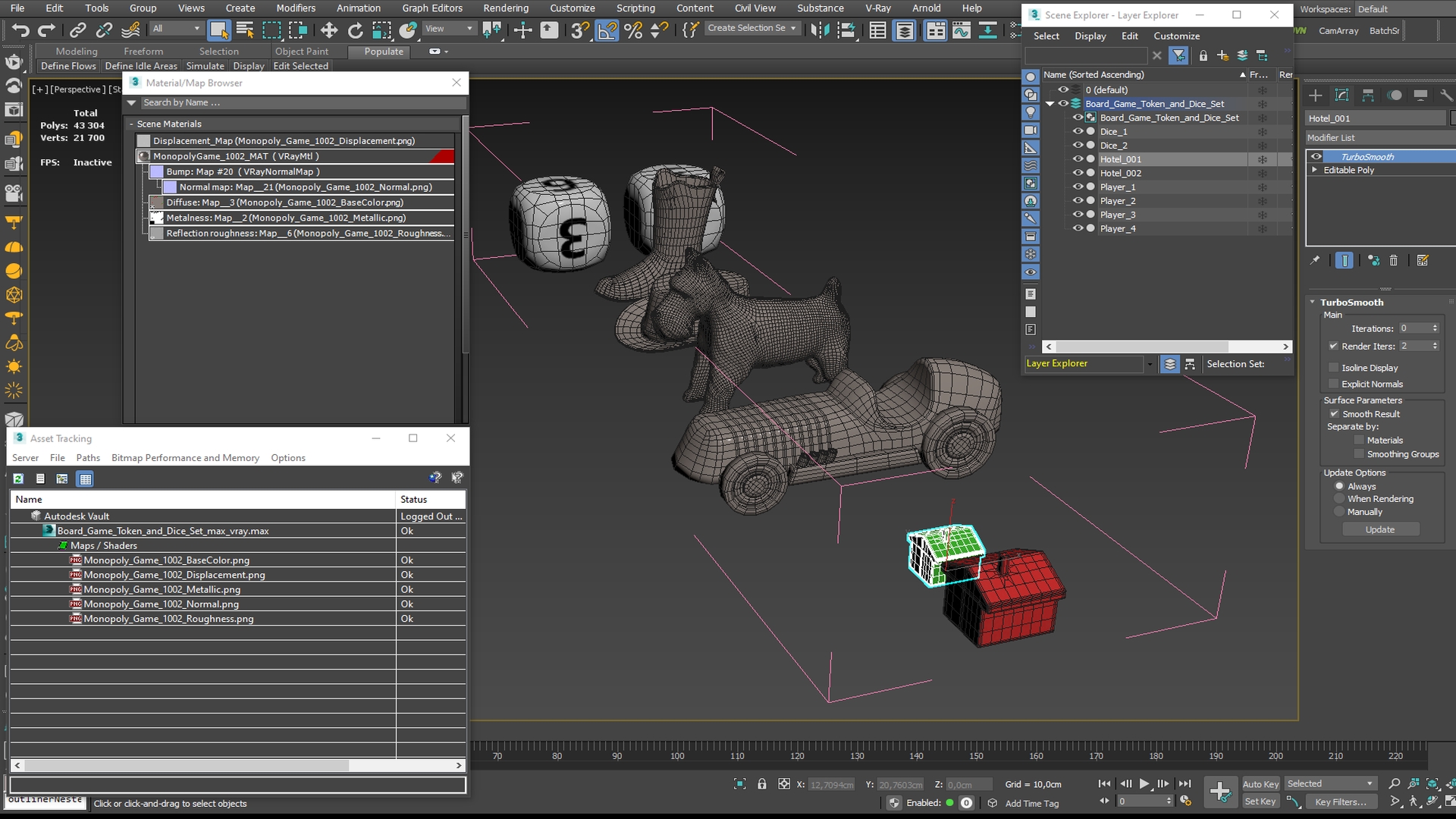 Board Game Token and Dice Set, view 8