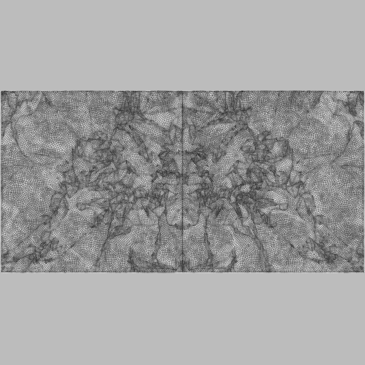 3D Napkin Crumpled Dirty