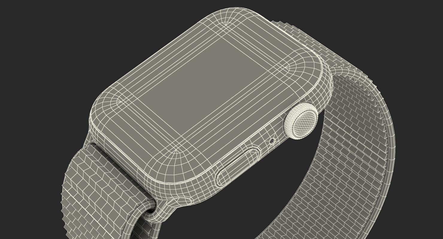 3D model Apple Watch Series 4 Gold