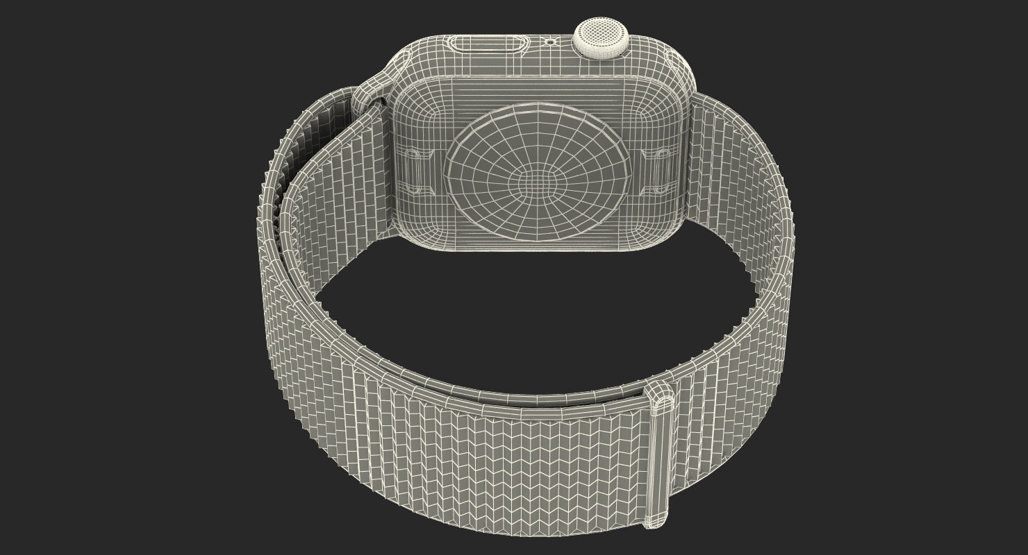 3D model Apple Watch Series 4 Gold