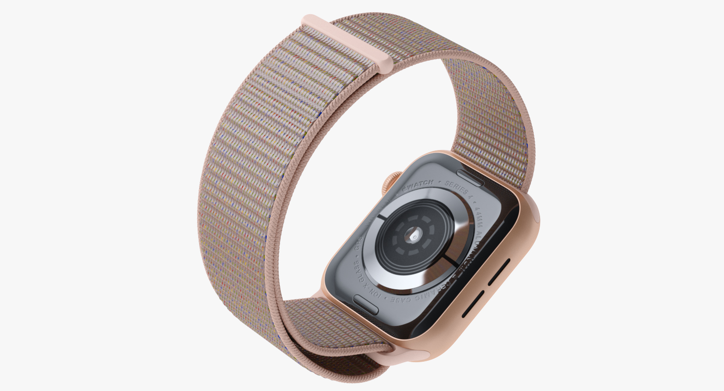3D model Apple Watch Series 4 Gold