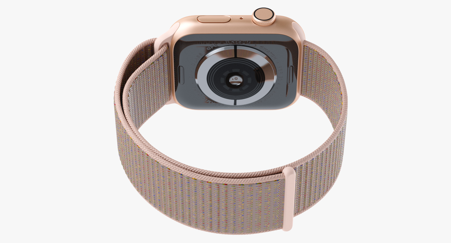 3D model Apple Watch Series 4 Gold