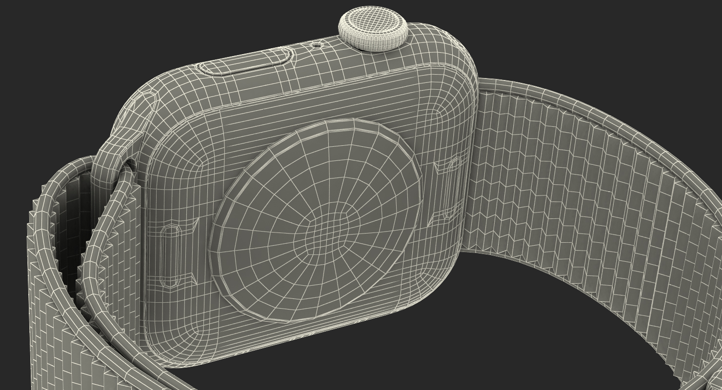 3D model Apple Watch Series 4 Gold