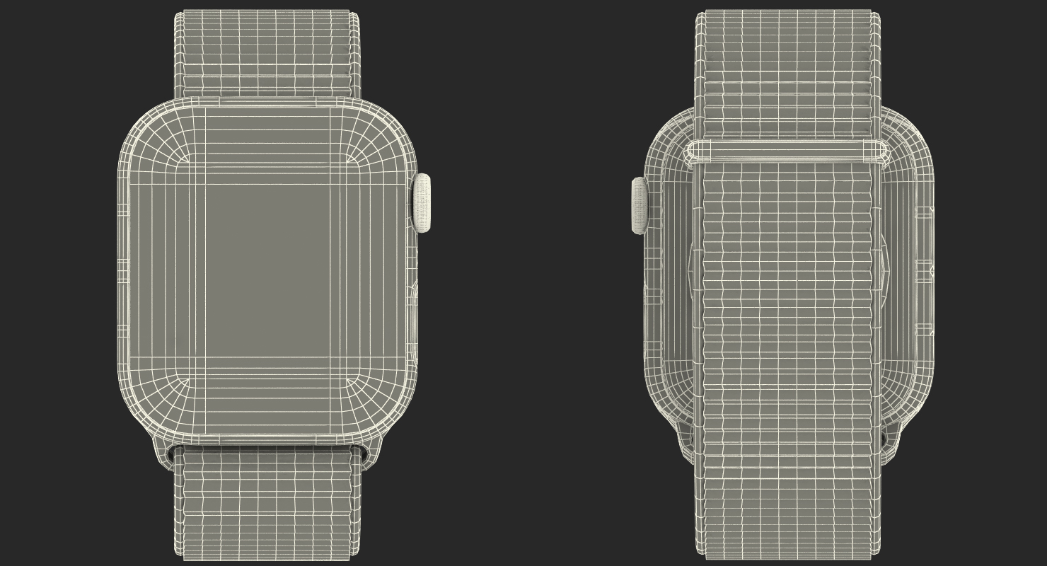 3D model Apple Watch Series 4 Gold