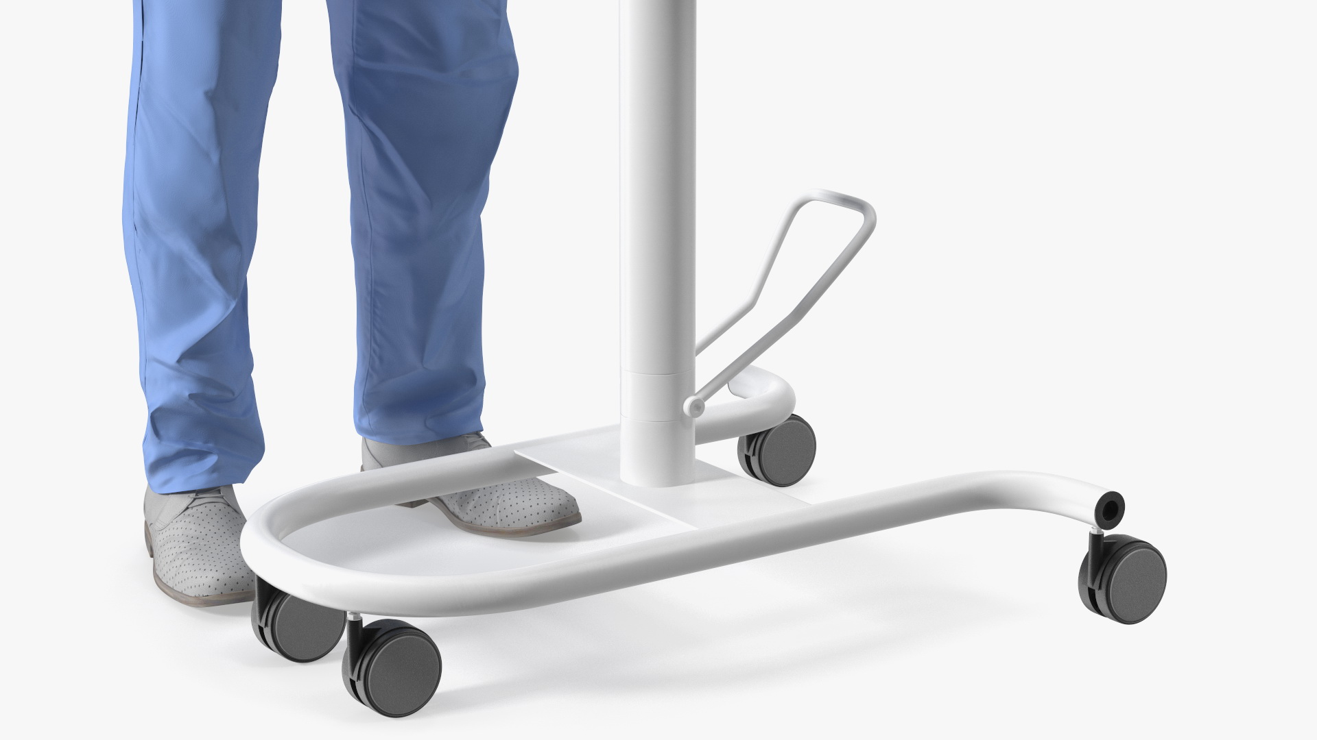 3D model Healthcare Worker with Labcold Portable Vaccine Carrier