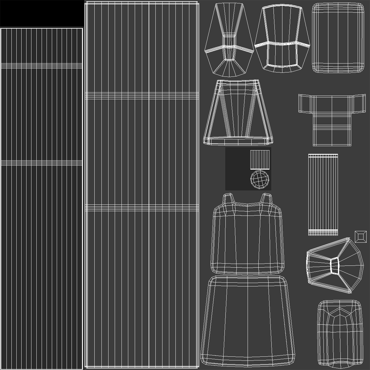 Heavy Lift Launch Rocket Stage-3 with Module 3D model