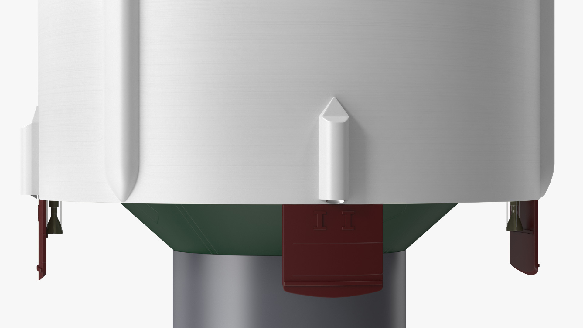Heavy Lift Launch Rocket Stage-3 with Module 3D model