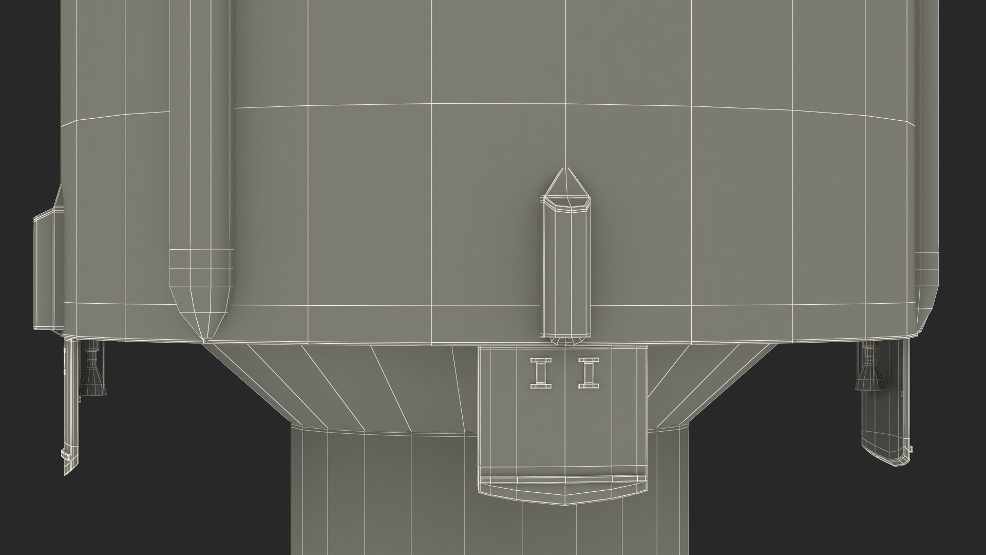 Heavy Lift Launch Rocket Stage-3 with Module 3D model