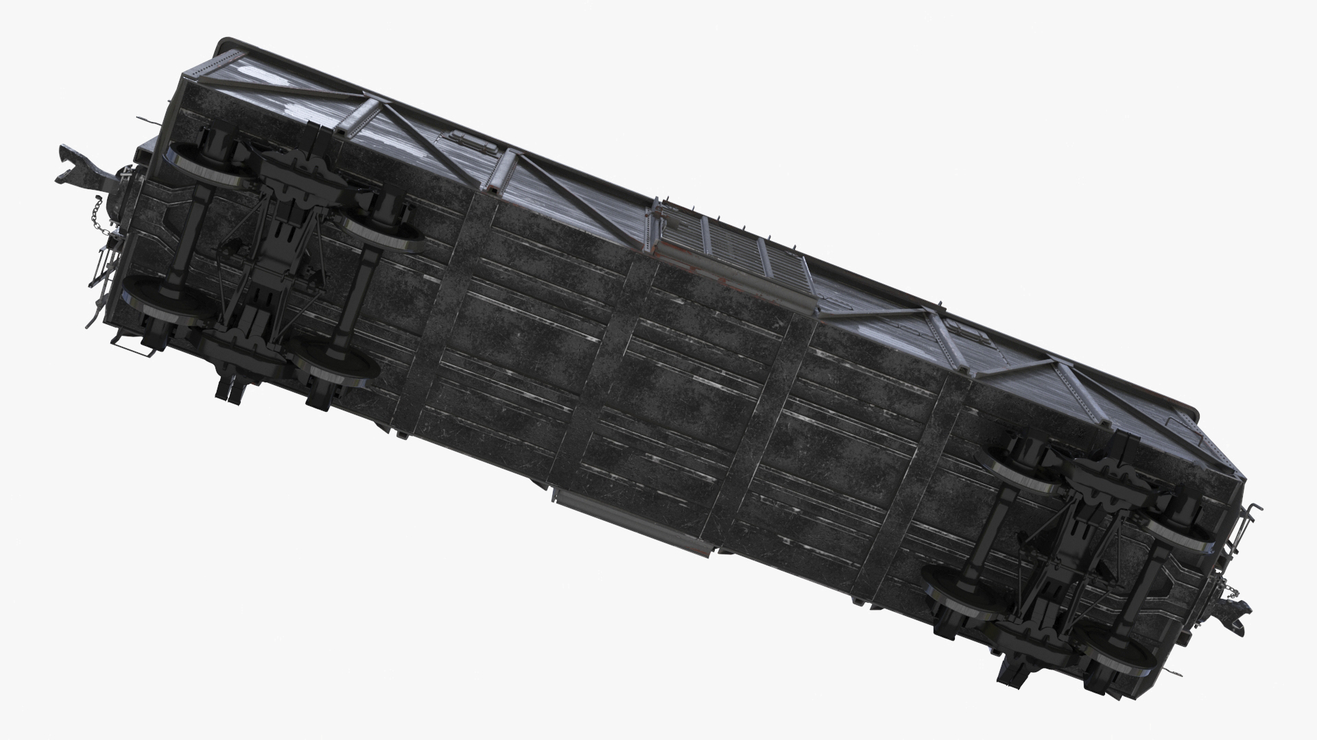 Locomotive Big Boy with Freight Train 3D