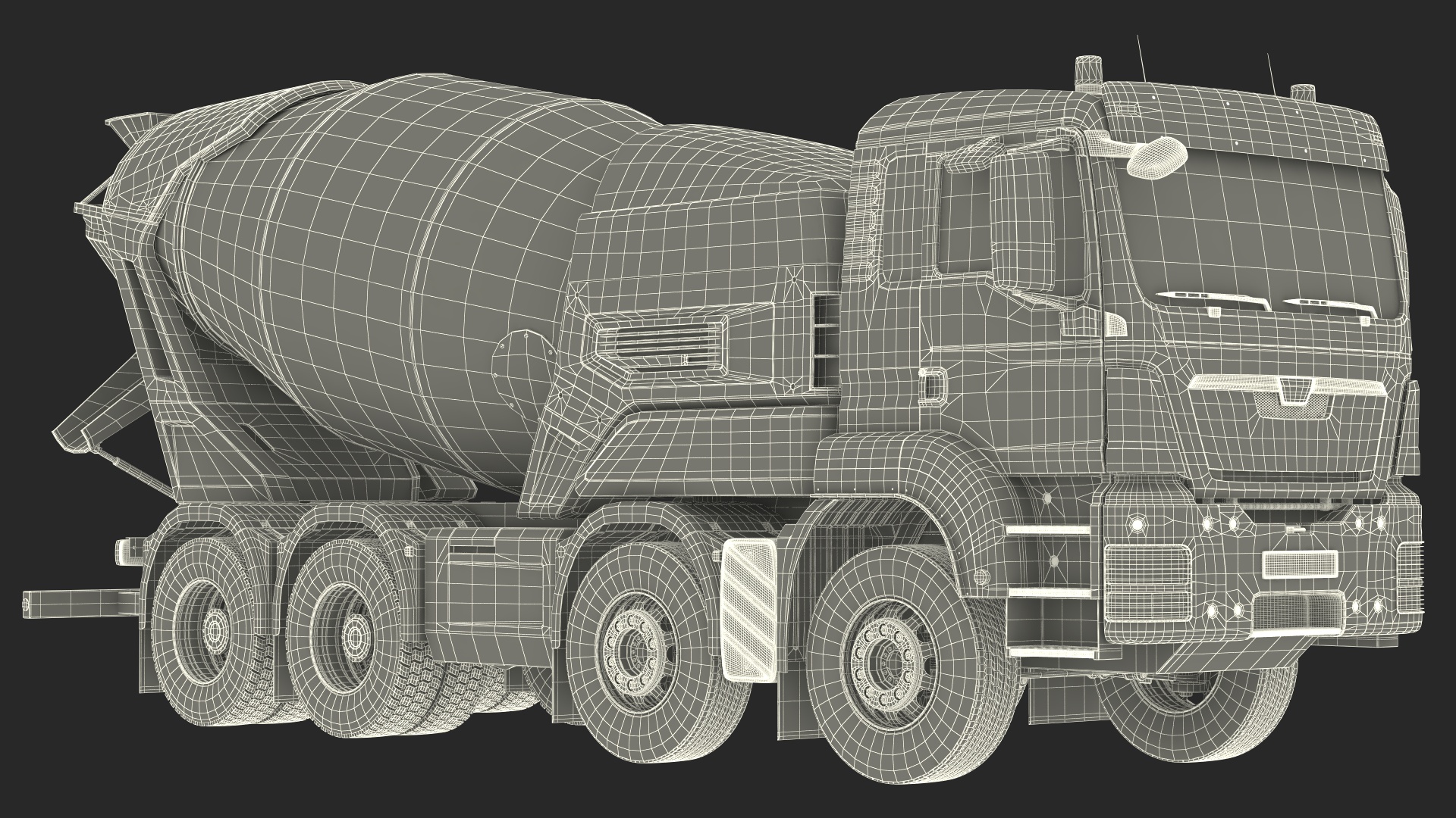 Dirt Electric Hybrid Mixer Simple Interior 3D
