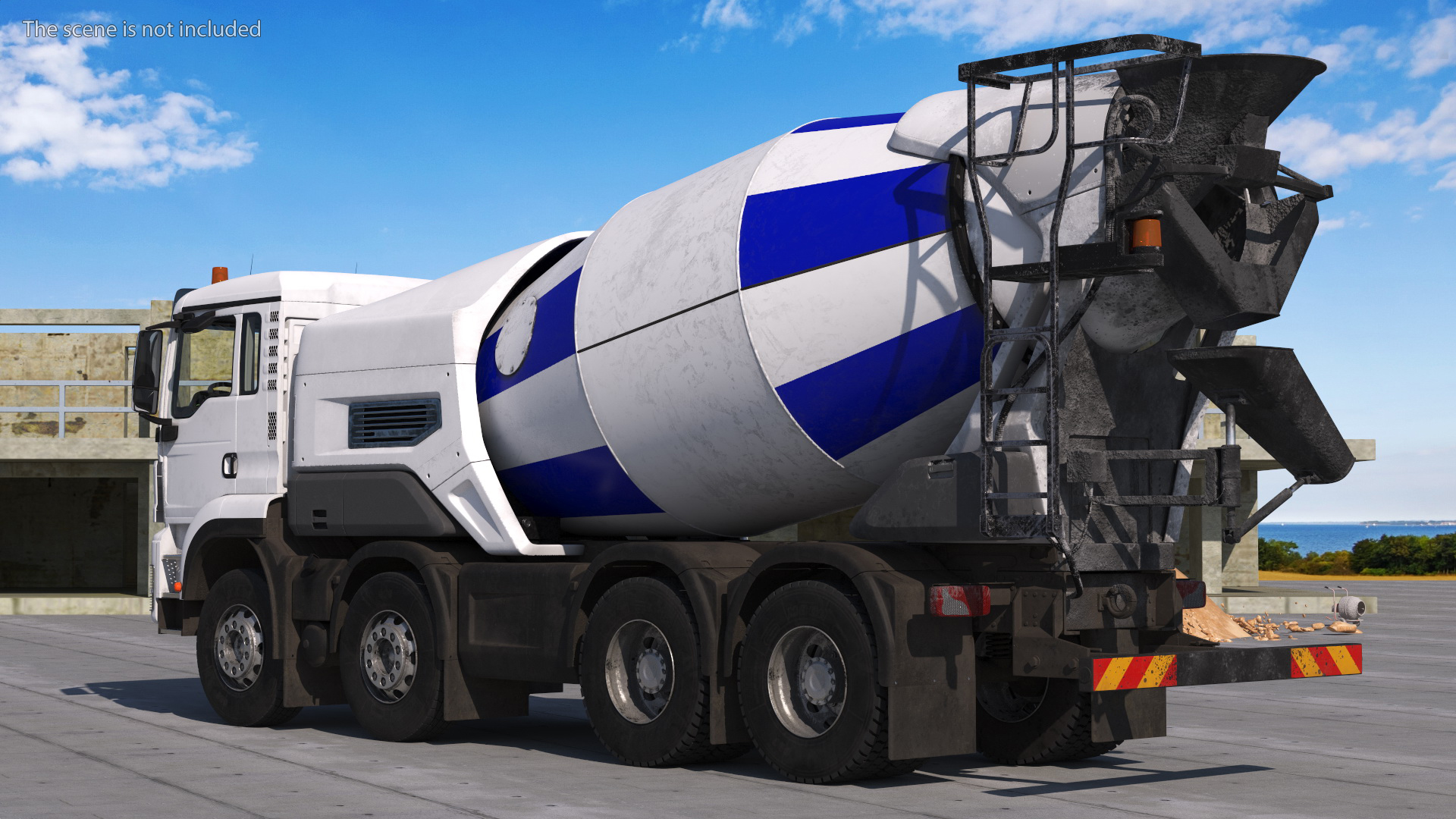 Dirt Electric Hybrid Mixer Simple Interior 3D