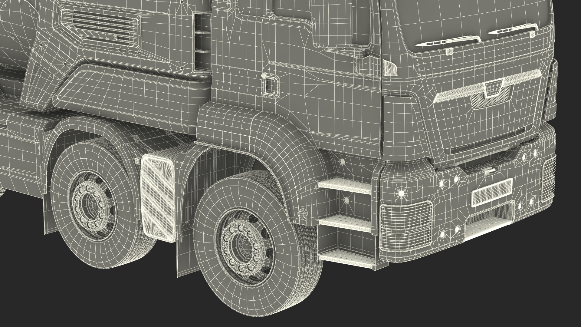Dirt Electric Hybrid Mixer Simple Interior 3D