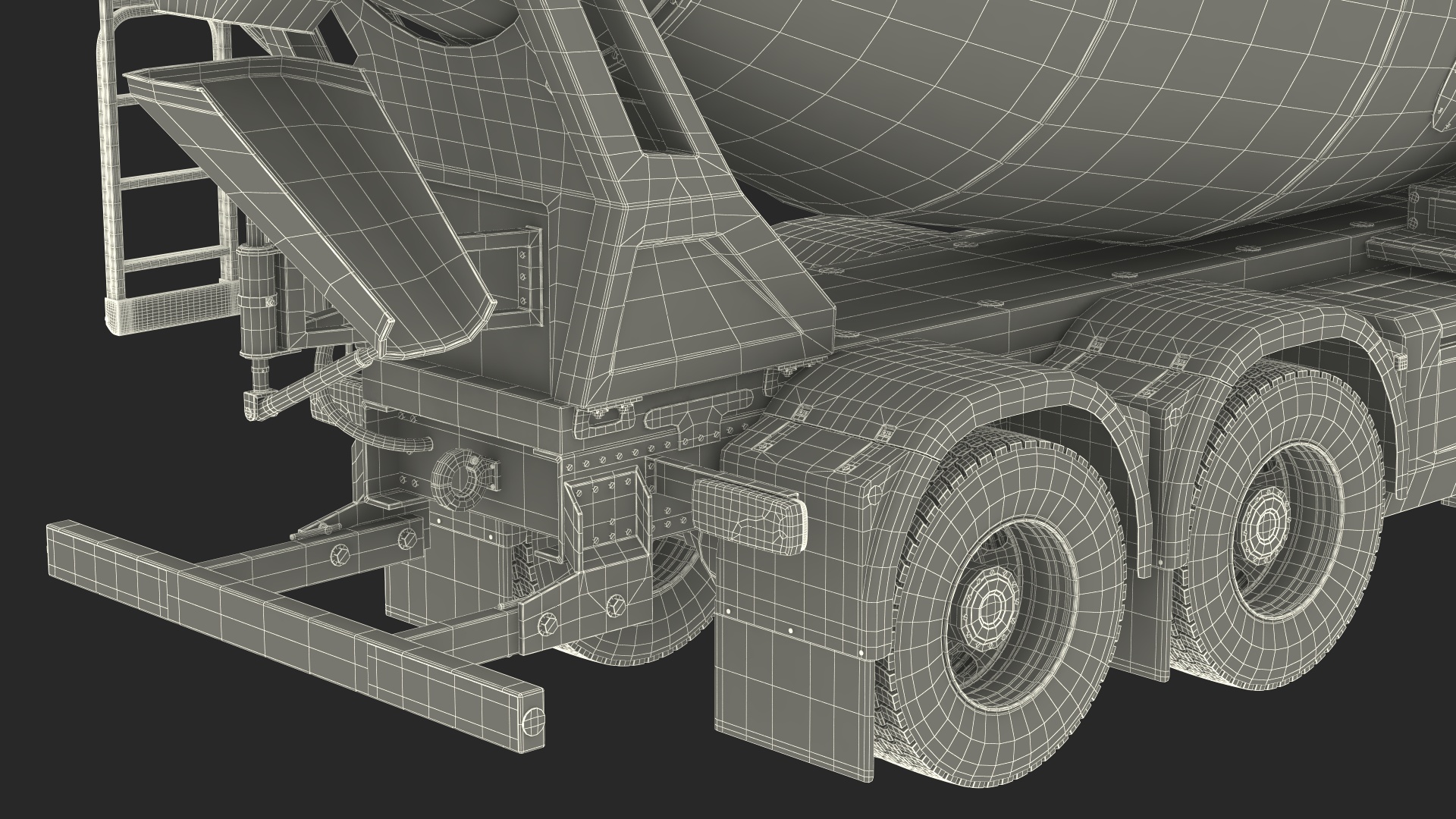 Dirt Electric Hybrid Mixer Simple Interior 3D