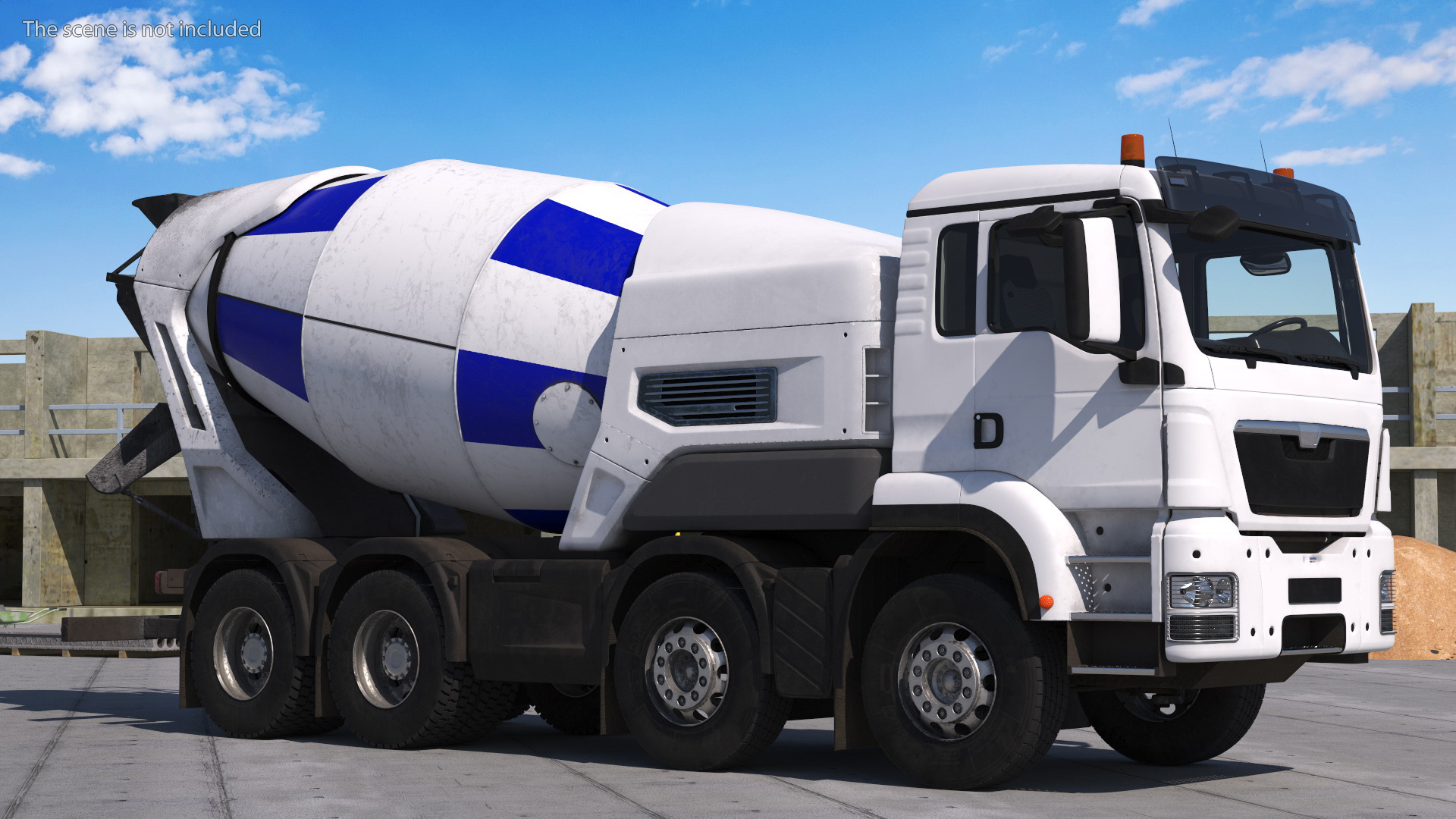 Dirt Electric Hybrid Mixer Simple Interior 3D