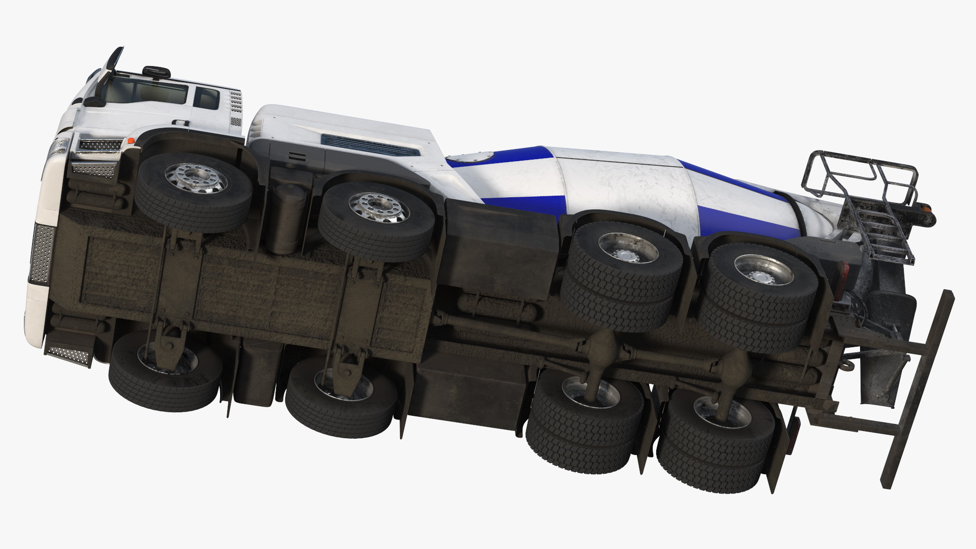 Dirt Electric Hybrid Mixer Simple Interior 3D