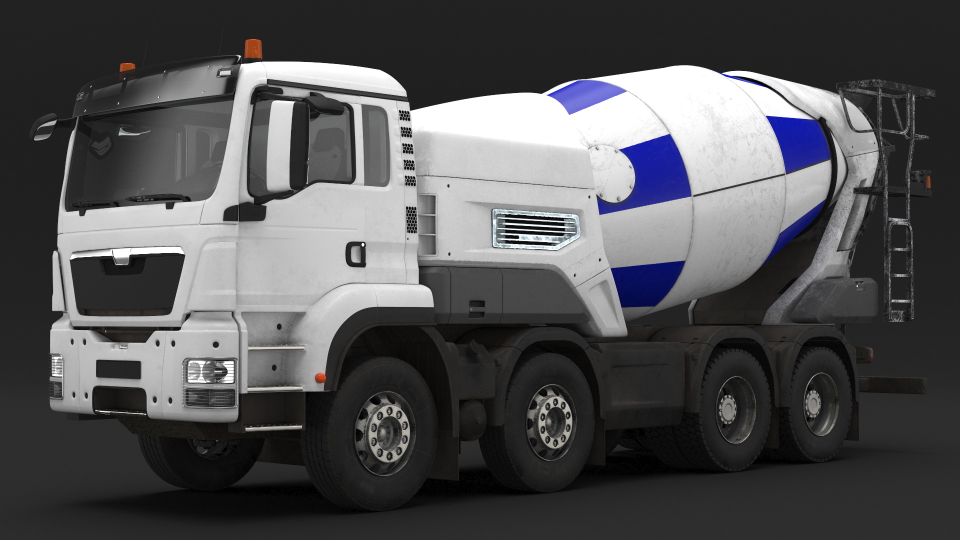 Dirt Electric Hybrid Mixer Simple Interior 3D