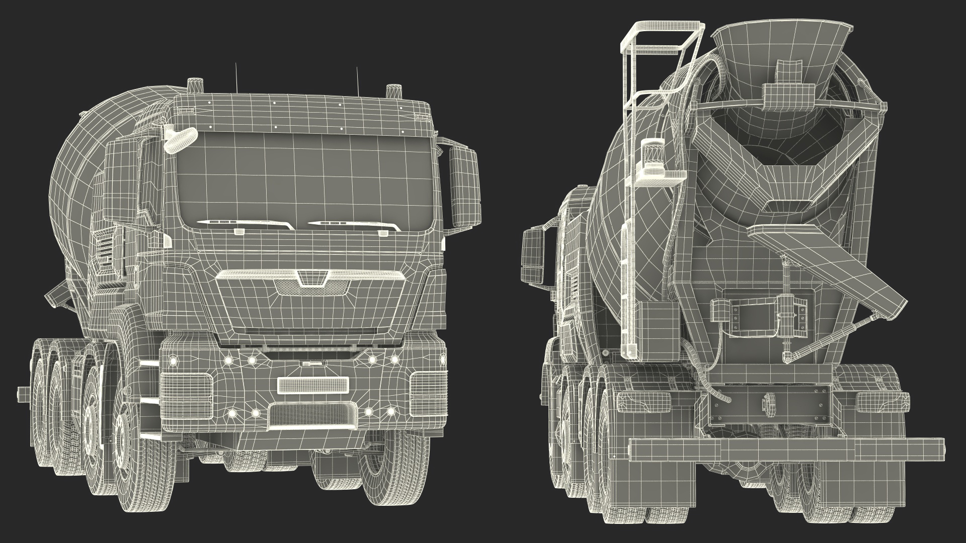 Dirt Electric Hybrid Mixer Simple Interior 3D