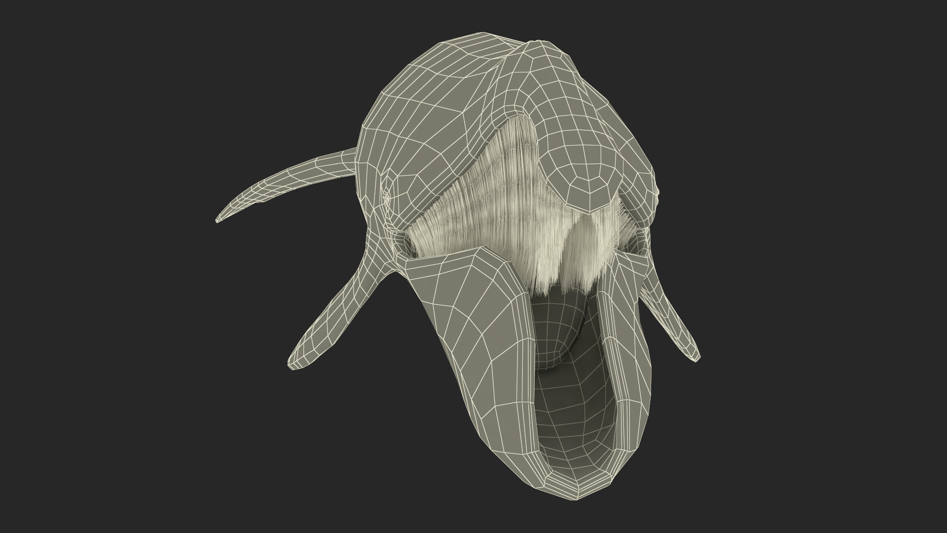 3D model Sea Animal Bowhead Whale Rigged for Maya