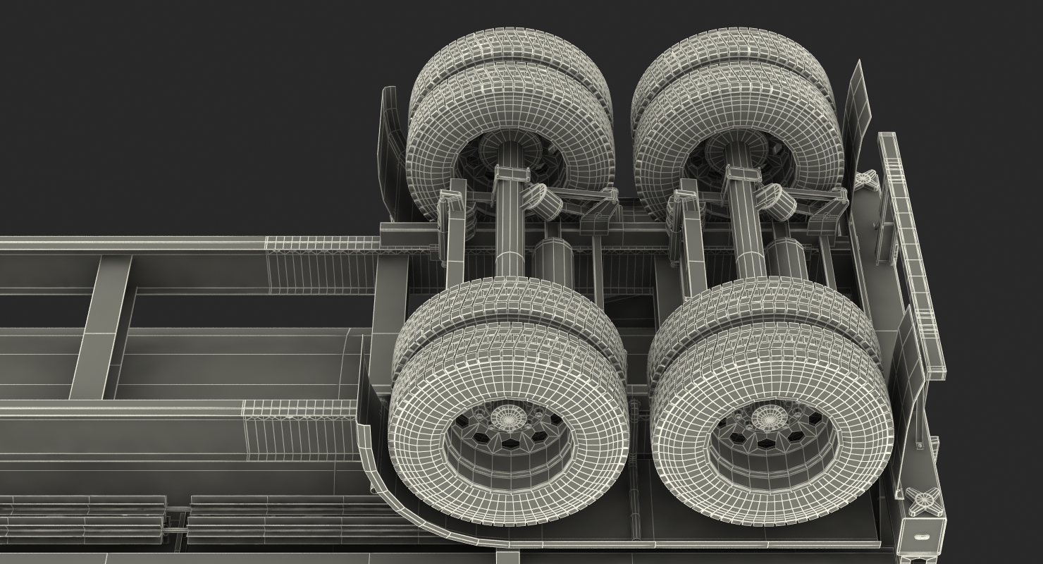 3D model Gas Tank LNG Trailer