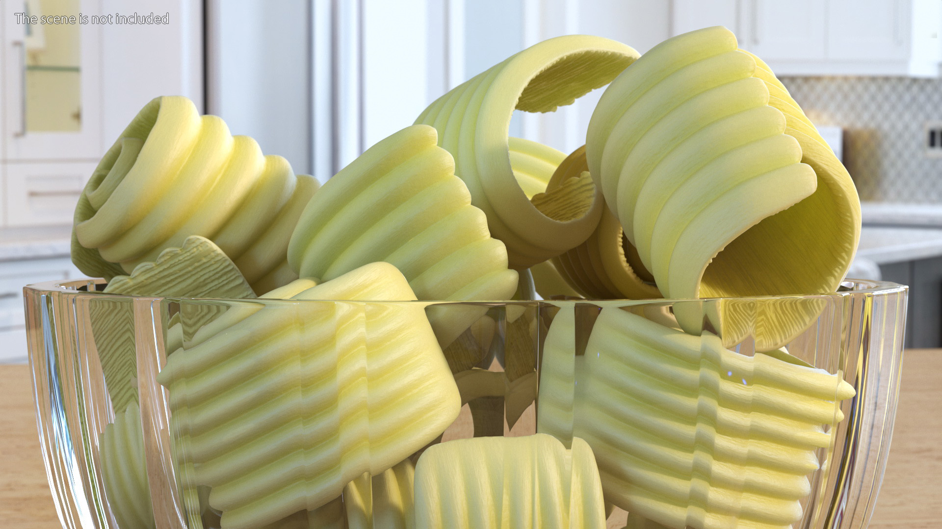 3D Bowl with Sliced Butter model