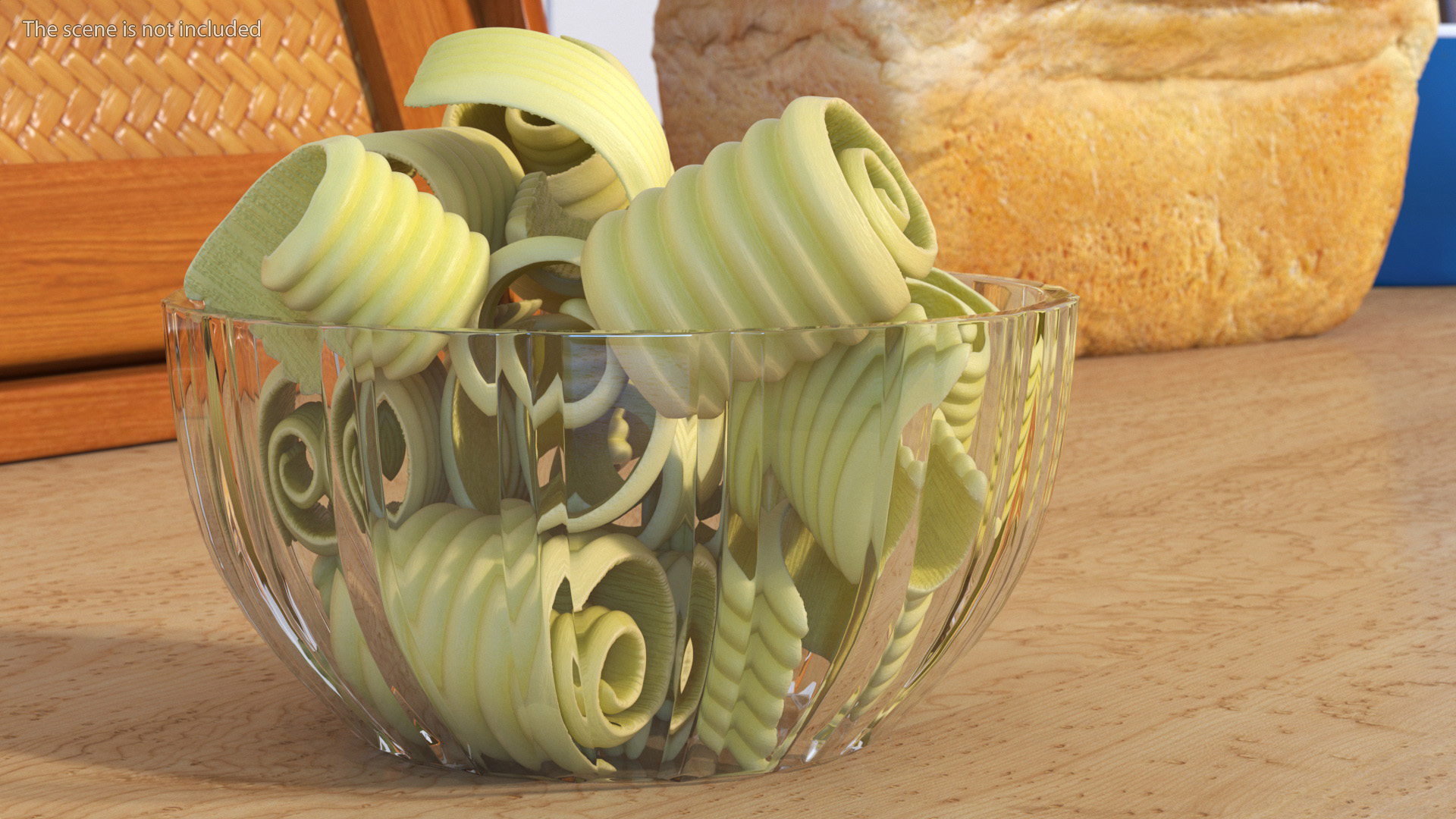 3D Bowl with Sliced Butter model