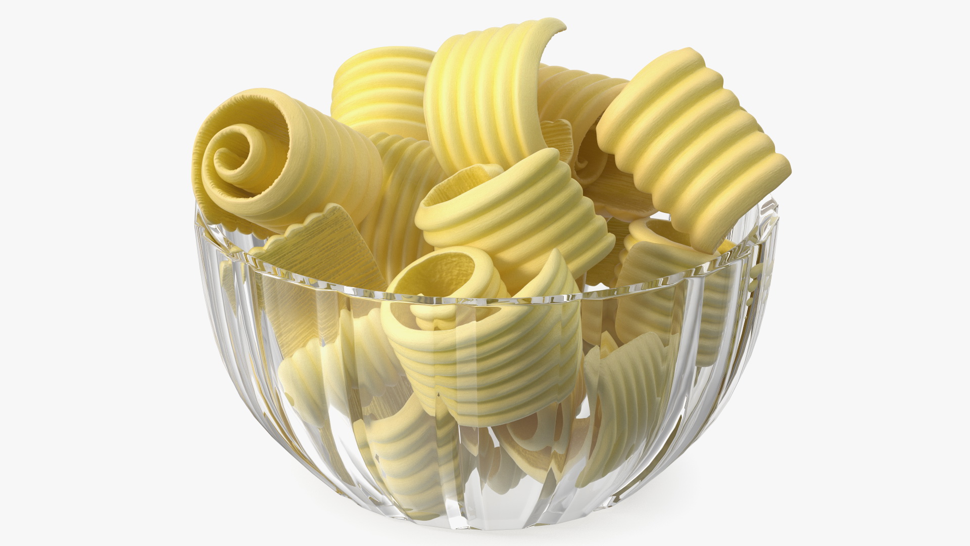 3D Bowl with Sliced Butter model