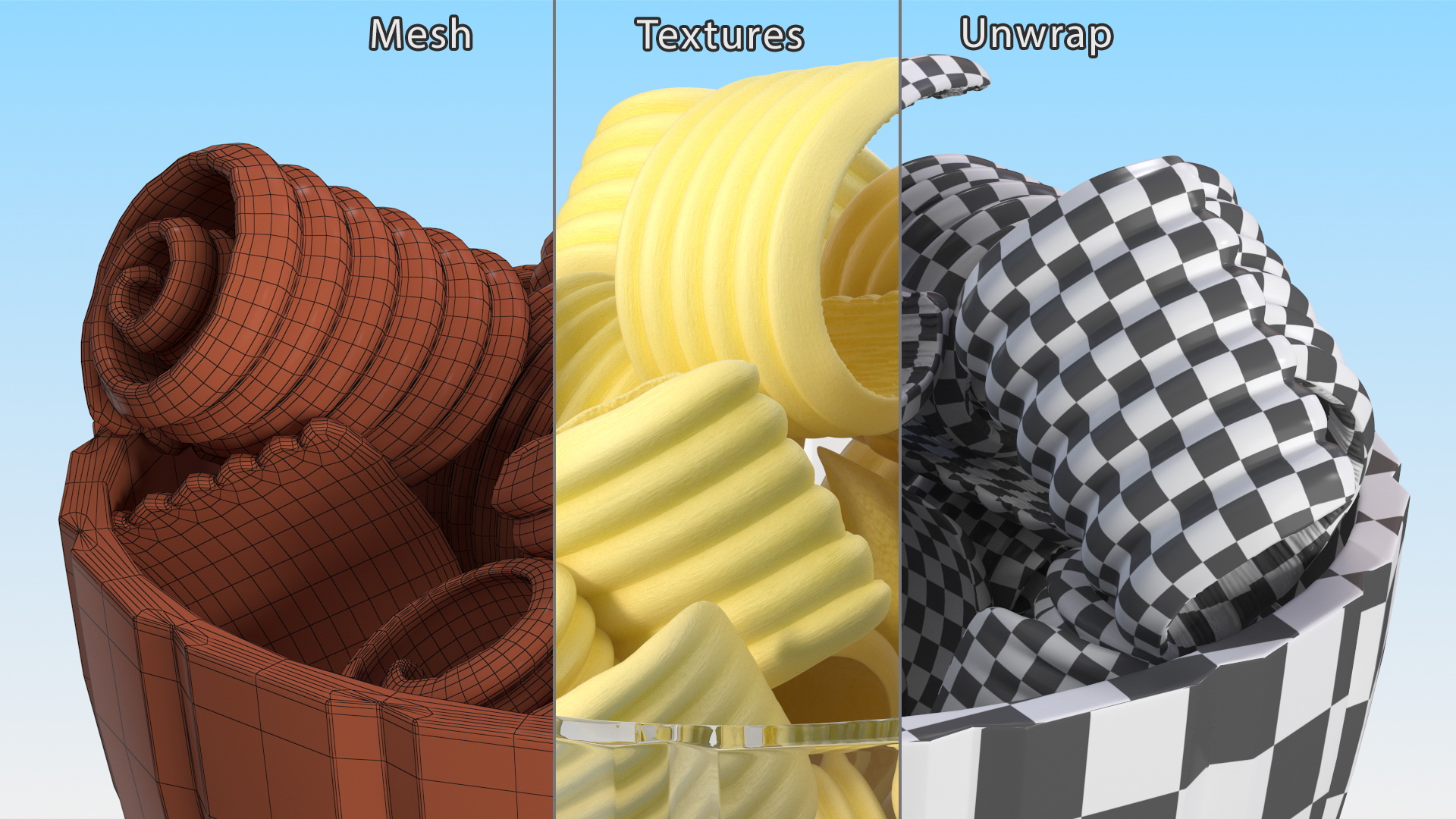 3D Bowl with Sliced Butter model
