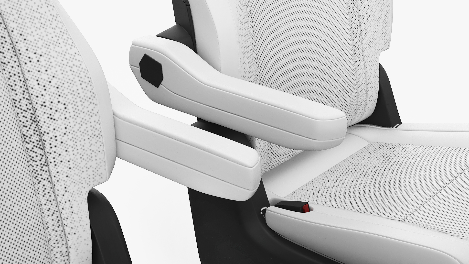 Modern Auto Seats with Integrated Headrests Set - view 6