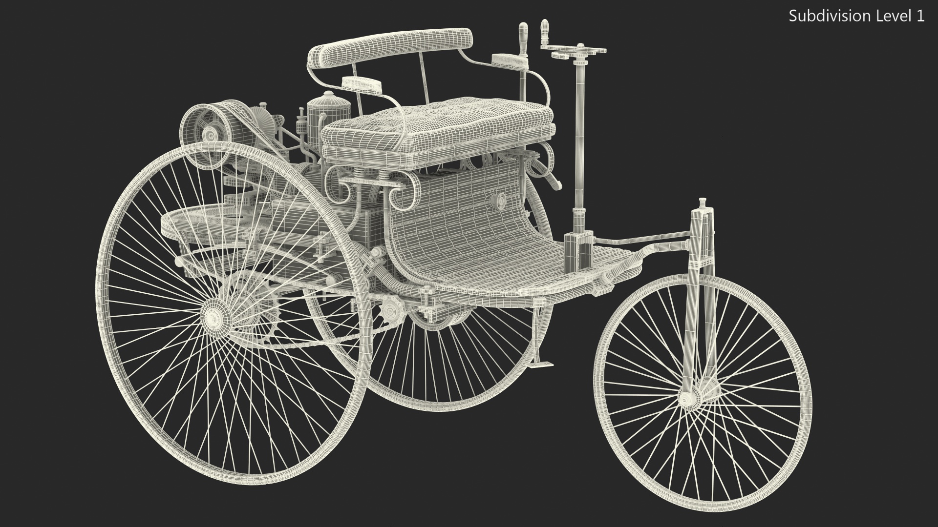 Benz Patent Motorwagen 3D