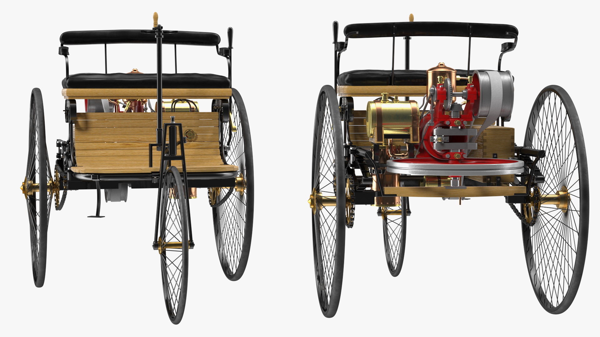 Benz Patent Motorwagen 3D